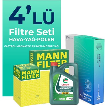 Motor yağı ve filtre seti